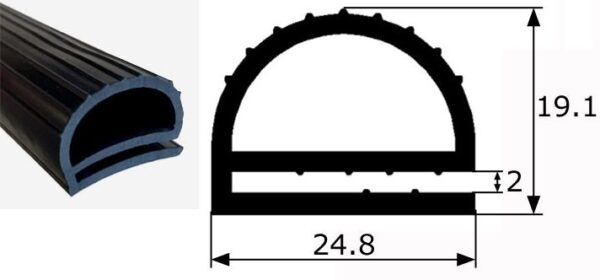 Goma Estanqueidad EPDM 24,8x19,1mm - Imagen 4